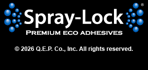 Spray-Lock - Premium Eco Adhesives | Copyright Q.E.P. Co., Inc. | All rights reserved